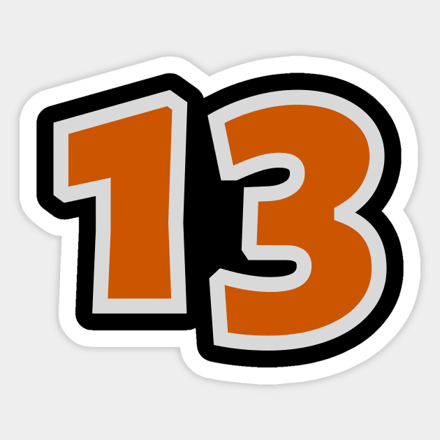 Lucky 13 Sticker by Mojave Trading Post